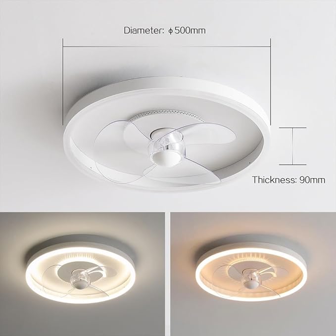 LAMPADARIO VENTILATORE SMART CON LED